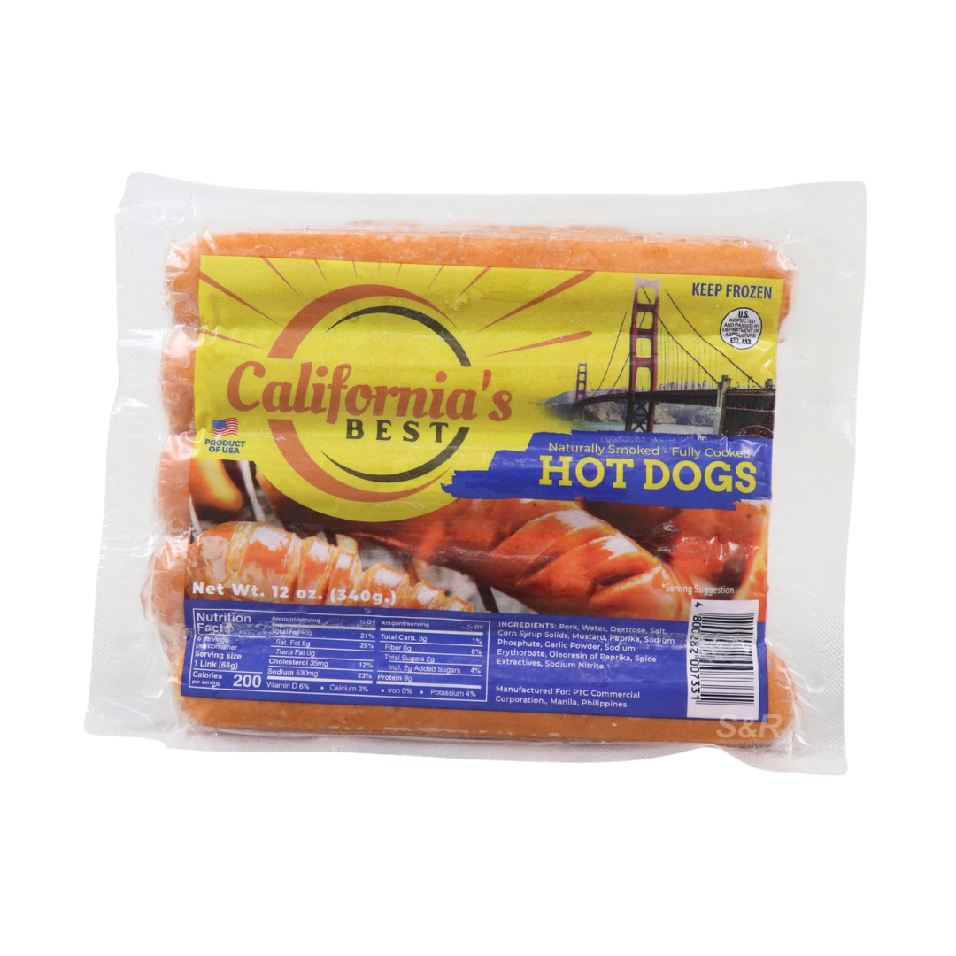 California's Best Hotdogs 340g